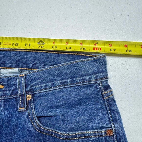 VTG Levis 501 Jeans Mens Medium Wash Blue Straight Button Fly Original Fit 33x30 - Picture 13 of 16